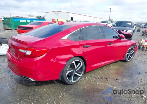 2018 Honda Accord Sport from USA, damaged, VIN 1HGCV1F34JA182692